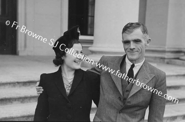 BRIDIE & HARRY COYNE ON THEIR WEDDING DAY